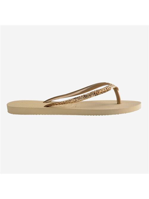 Infradito donna colore Sand Grey HAVAIANAS | SLIM GLITTER IISAND GREY